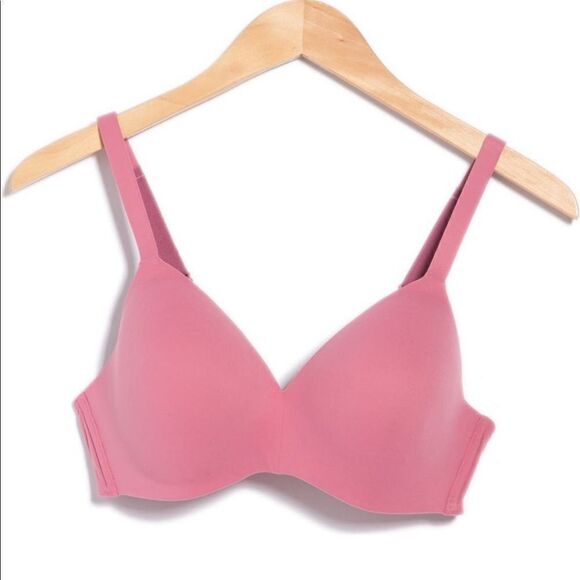 Wacoal wire free soft bra 38 B,pink NWT - Picture 1 of 10